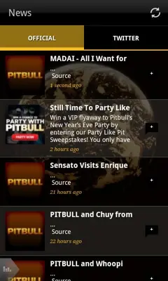 Pitbull android App screenshot 0